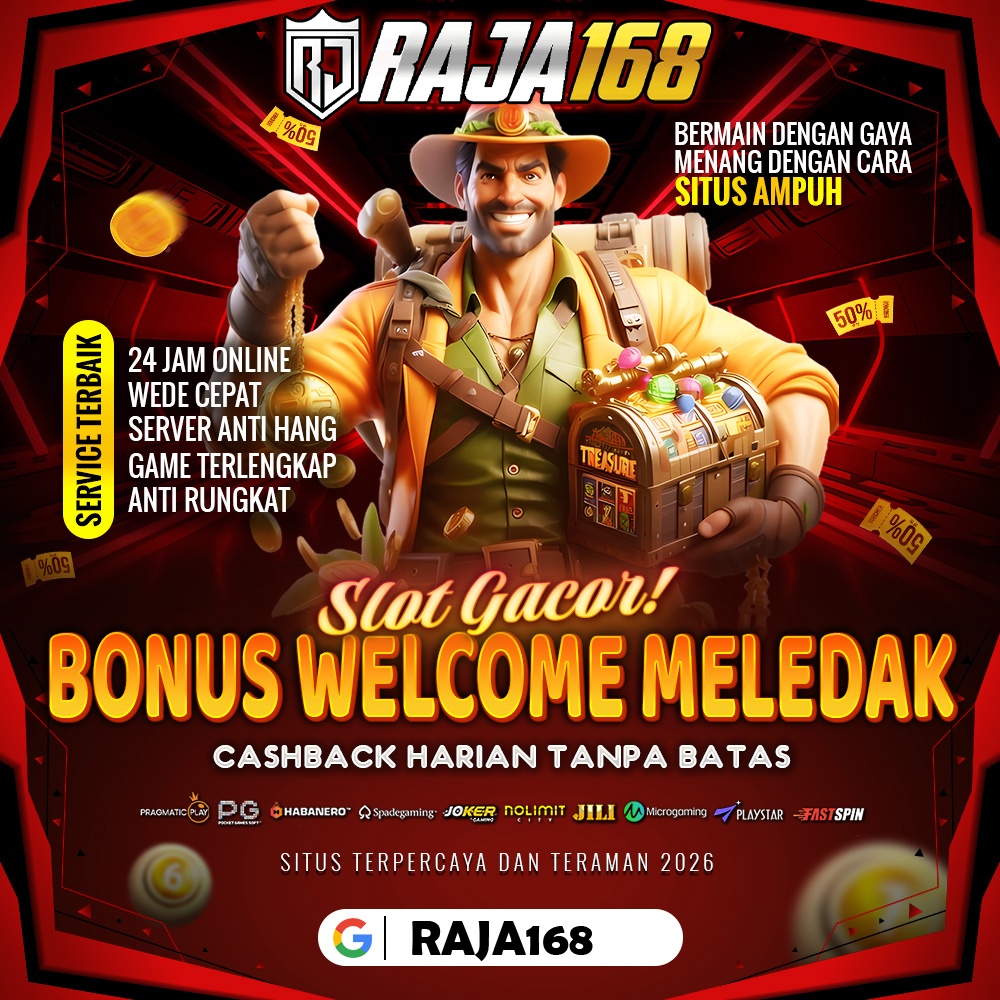 RAJA168 # PENYEDIA LAYANAN RAJA SLOT GACOR RESMI & TOTO SLOT 4D JITU ONLINE TOGEL TERBAIK DI THAILAND image 1